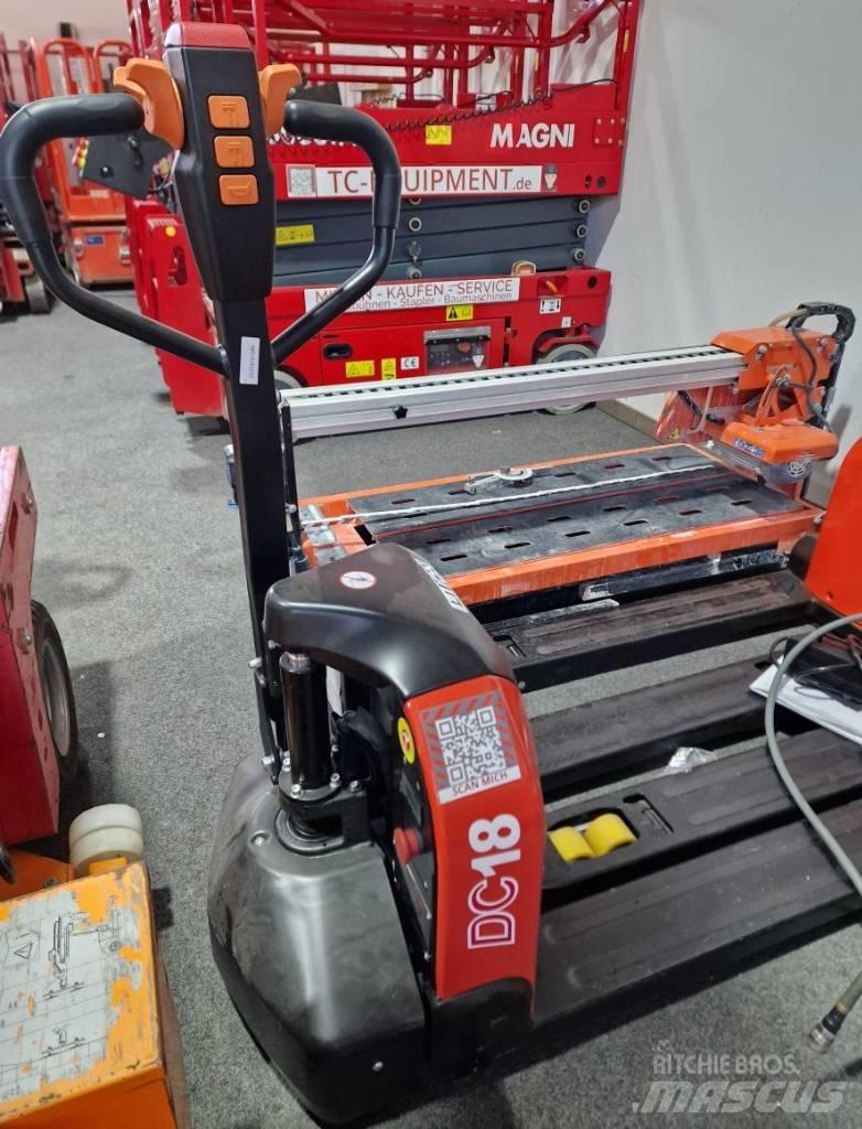Heli CBD 18J L13 شاحنات مناولة ذات منصة نقالة يدوية