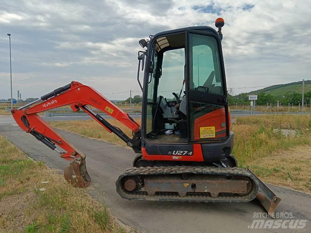Kubota U 27-4 حفارات صغيرة أقل من 7 طن (حفارات صغيرة)