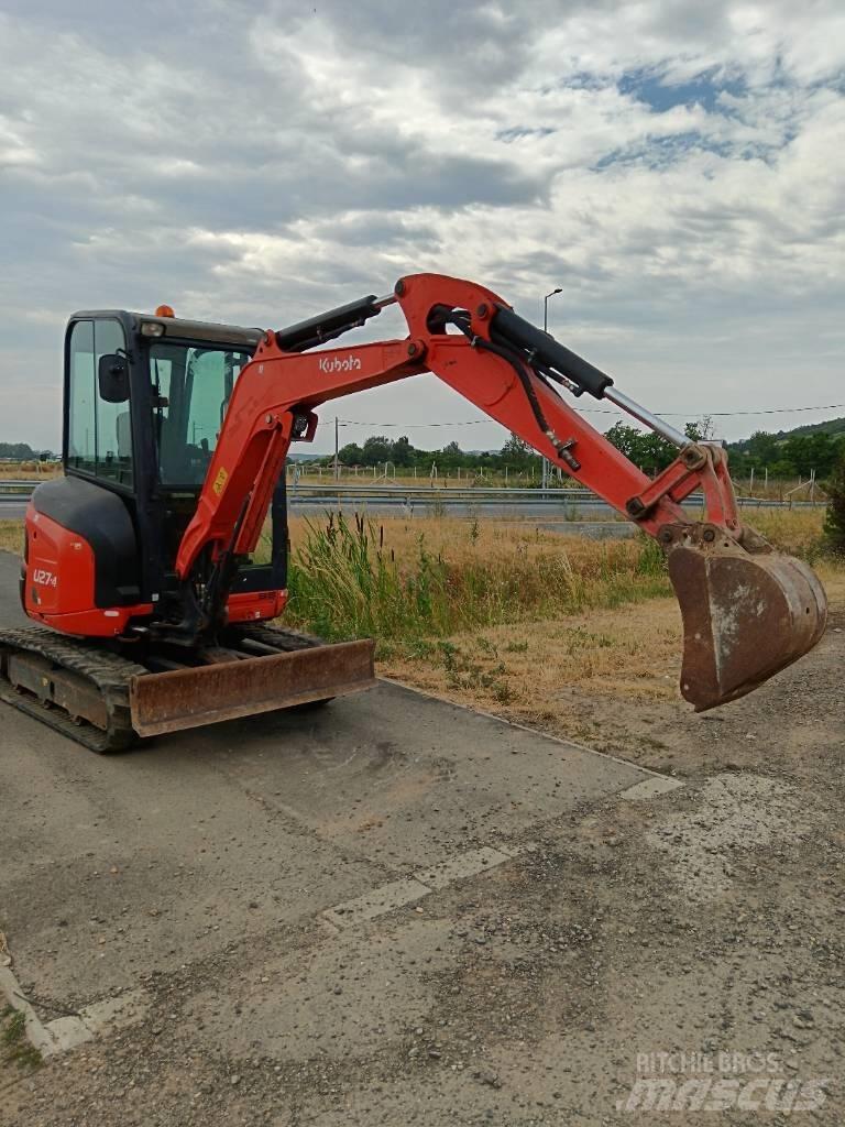Kubota U 27-4 حفارات صغيرة أقل من 7 طن (حفارات صغيرة)