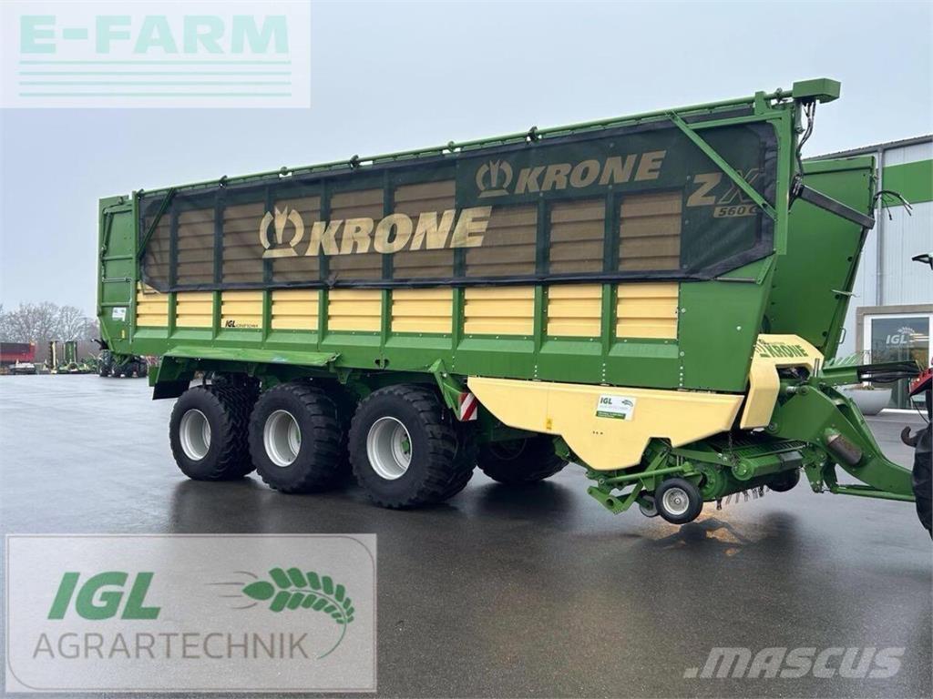 Krone zx 560 gl مقطورة حبوب