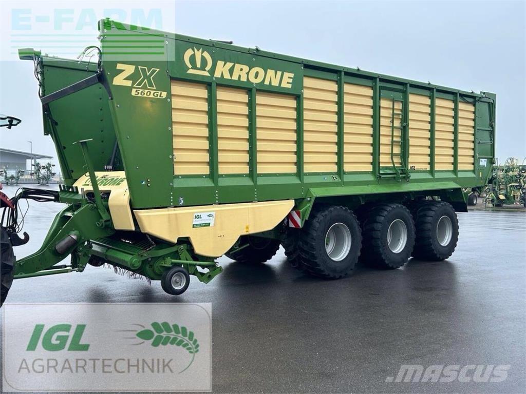 Krone zx 560 gl مقطورة حبوب