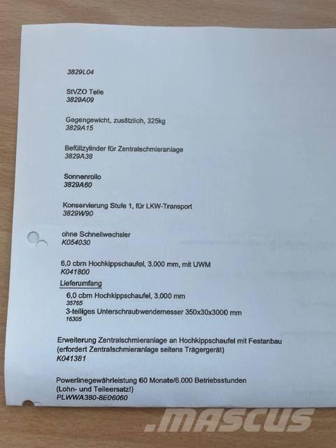 Komatsu WA 380-8 لوادر بعجل