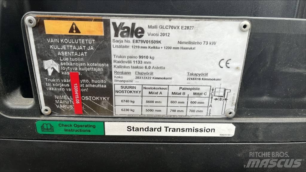Yale GLP 70 GC شاحنات LPG