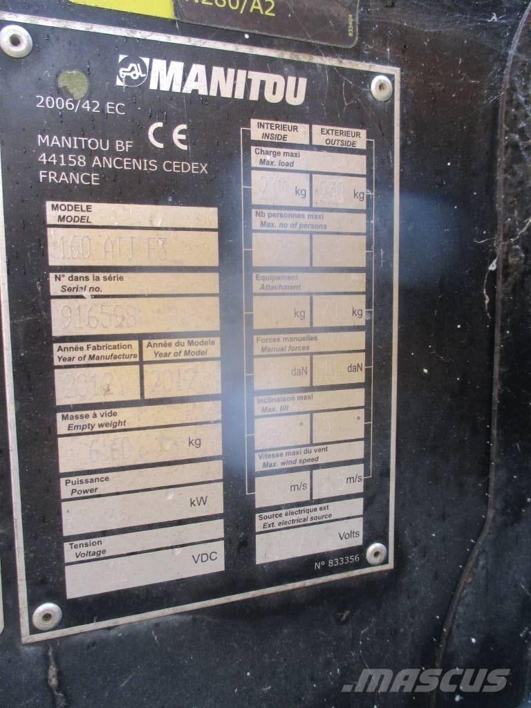 Manitou 160 ATJ رافعات سلة مفصلية