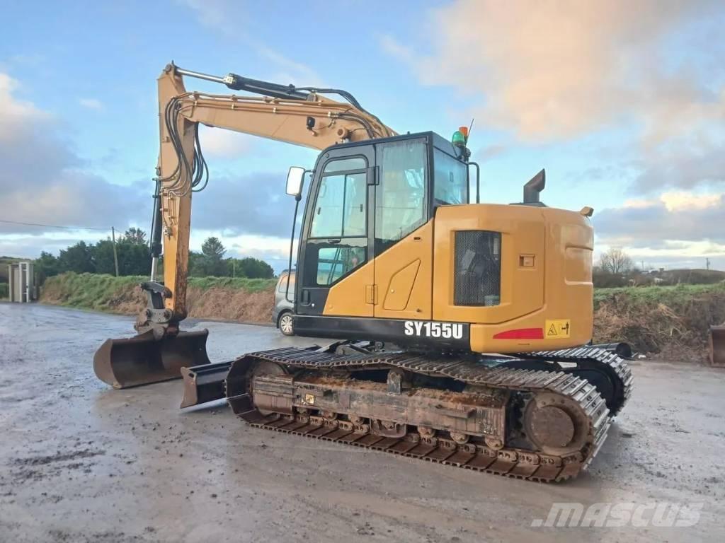 Sany SY 155 U حفارات زحافة