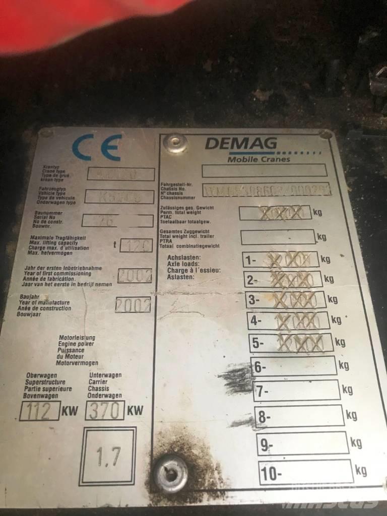 Demag AC 120 رافعات صالحة لكل أنواع الطرق