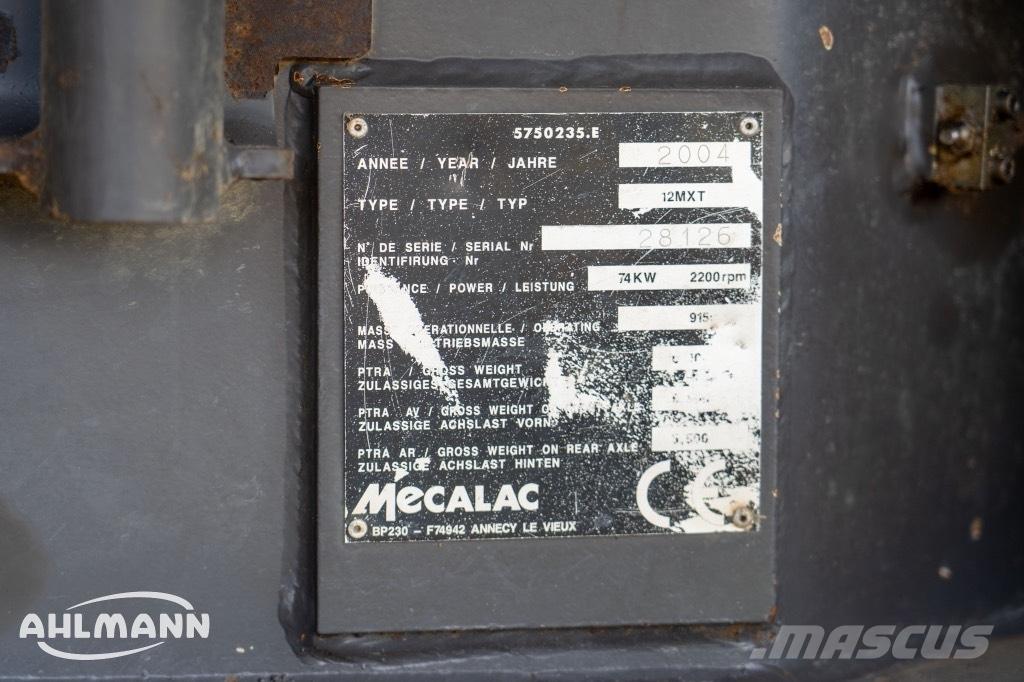 Mecalac 12 MXT حفارات بعجل