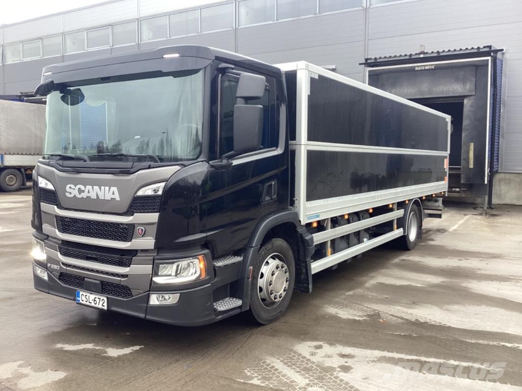 Scania P 280 CNG شاحنات ذات هيكل صندوقي
