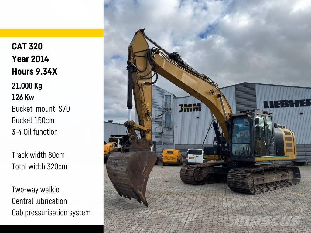 CAT 320 حفارات زحافة