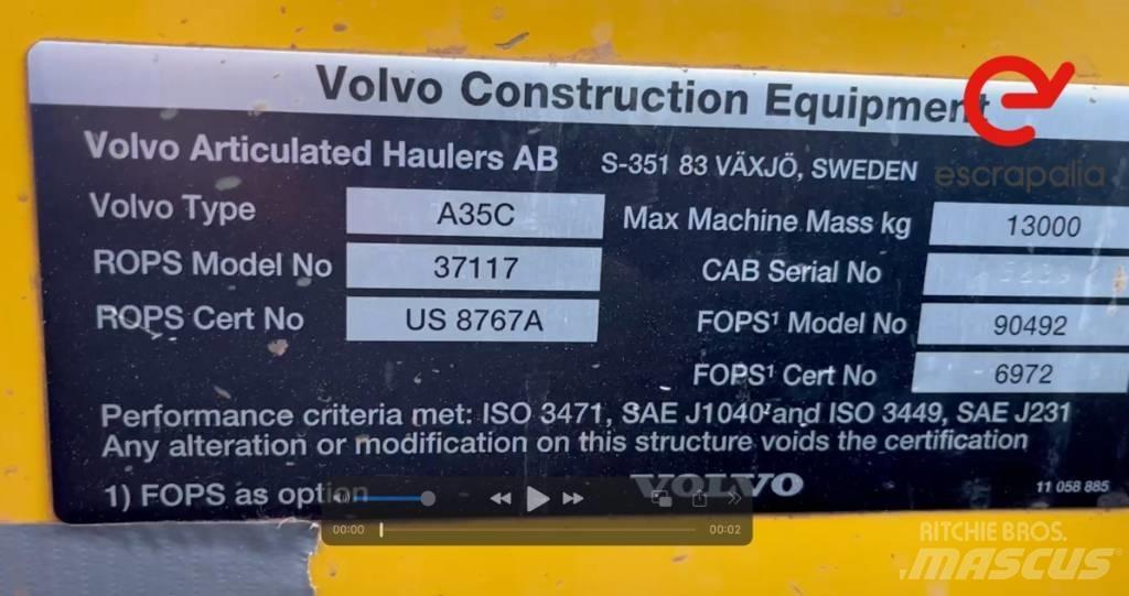 Volvo A 35 C ساحبات مفصلية