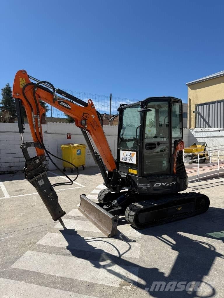 Doosan DX 27 Z حفارات صغيرة أقل من 7 طن (حفارات صغيرة)