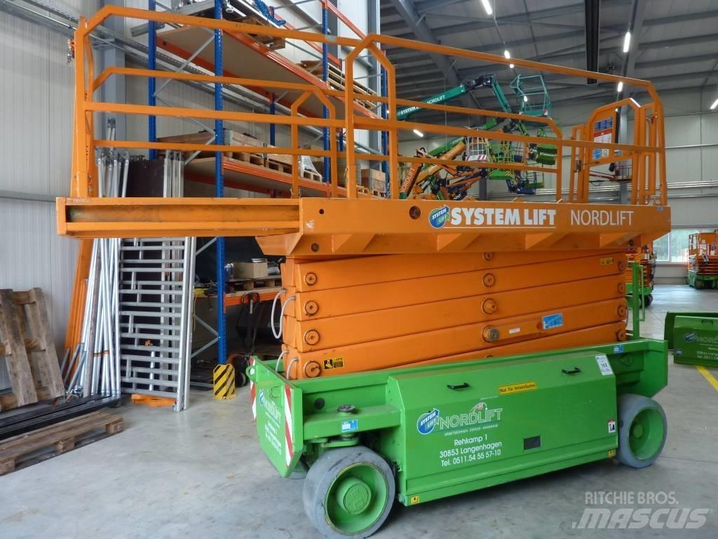 HAB S 152 10 E2WD رافعات مقصية الشكل