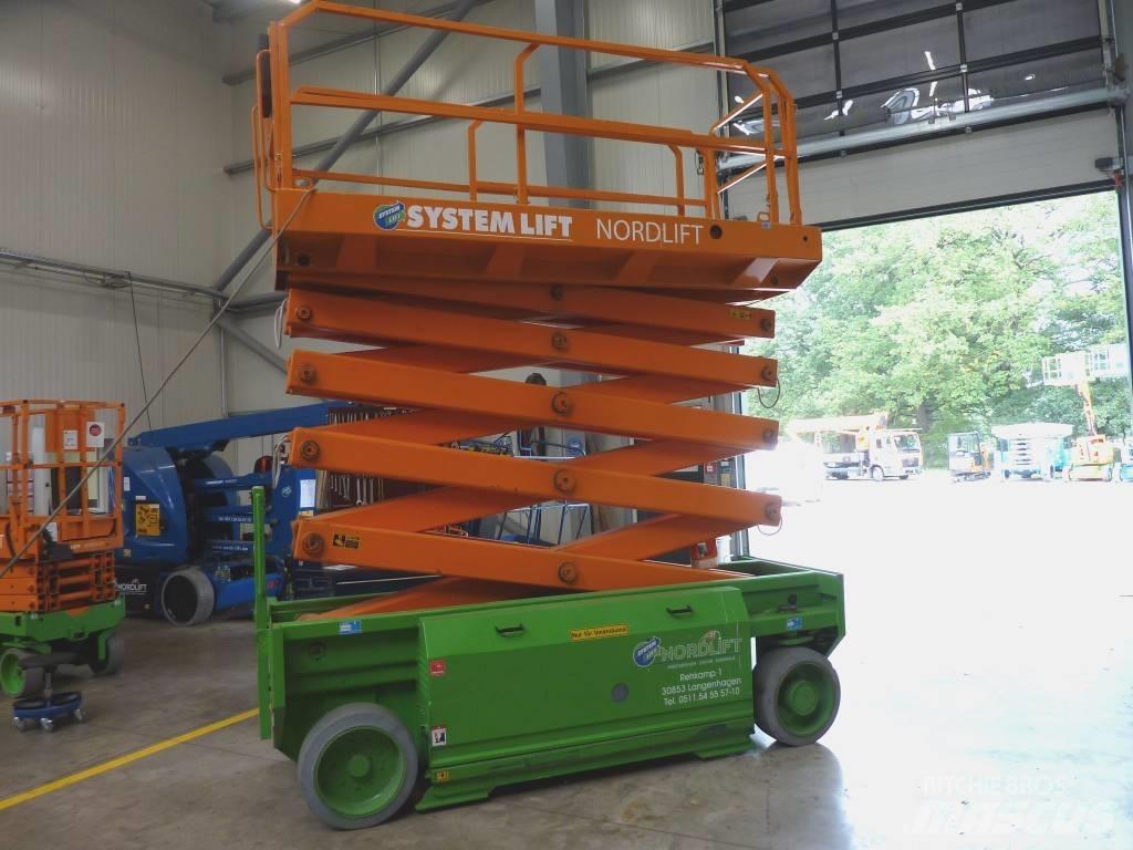 HAB S 152 10 E2WD رافعات مقصية الشكل