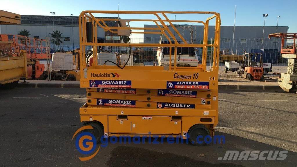 Haulotte Compact 10 رافعات مقصية الشكل