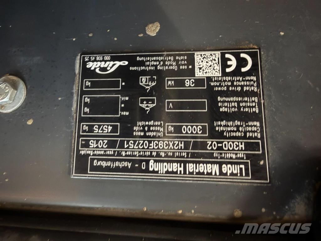 Linde H30D-02 شاحنات الديزل