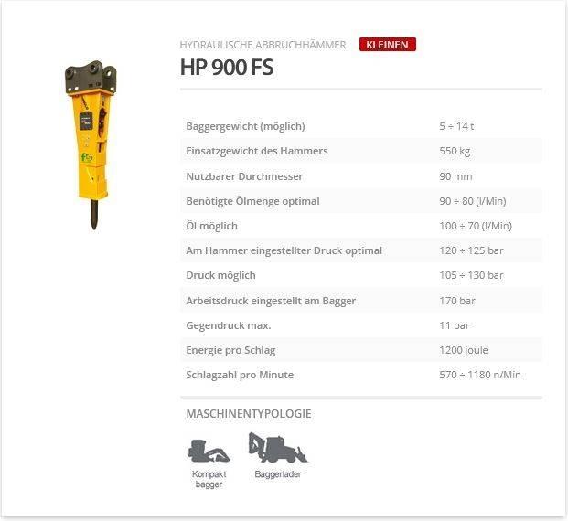 Indeco HP 900 FS مطارق / كسارات