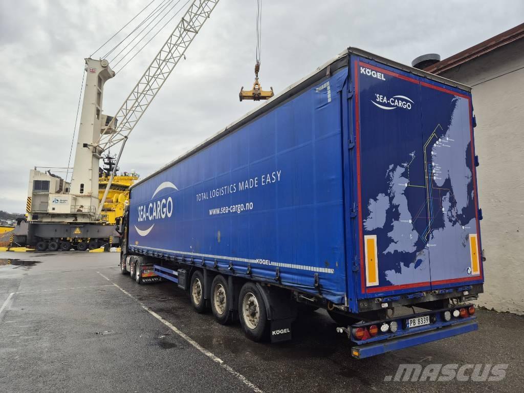 køgel SN24 نصف مقطورات بباب جانبي