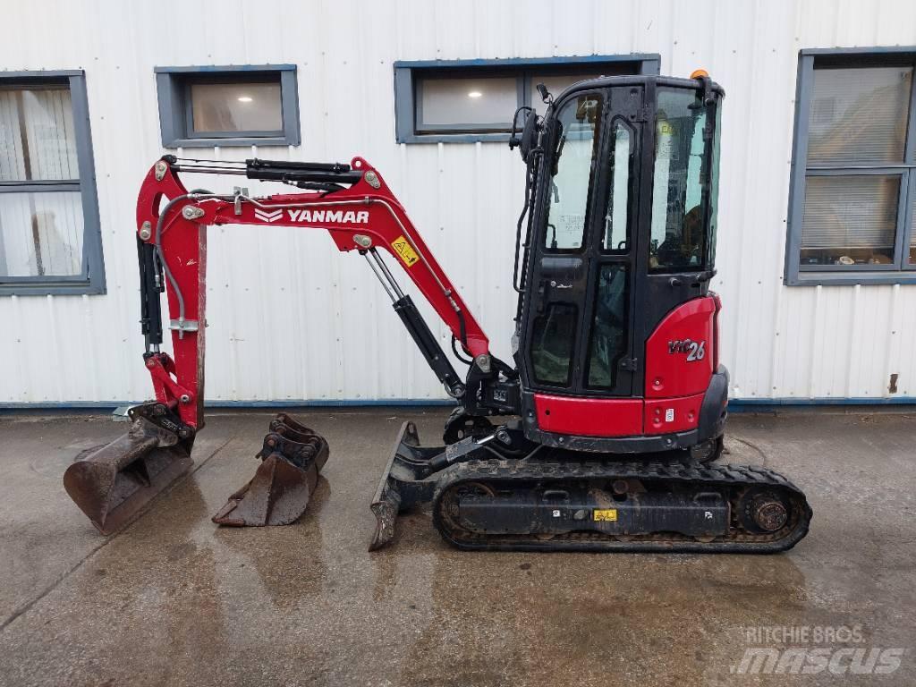 Yanmar Vio 26-6 حفارات صغيرة أقل من 7 طن (حفارات صغيرة)