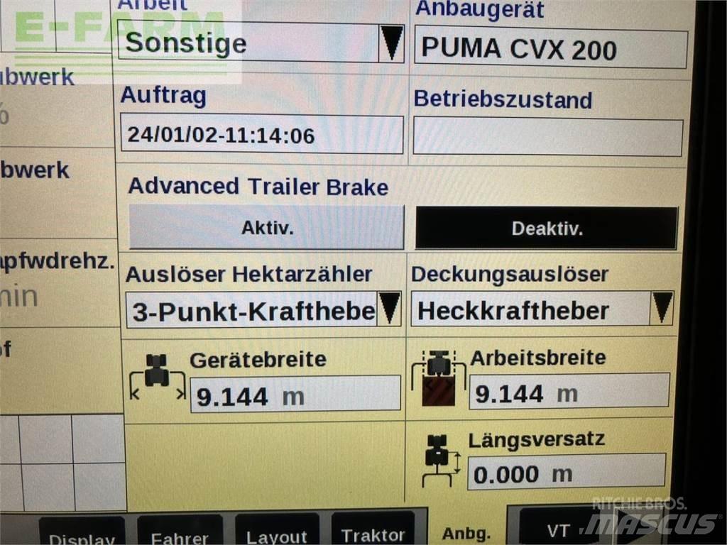Case IH puma 200 الجرارات