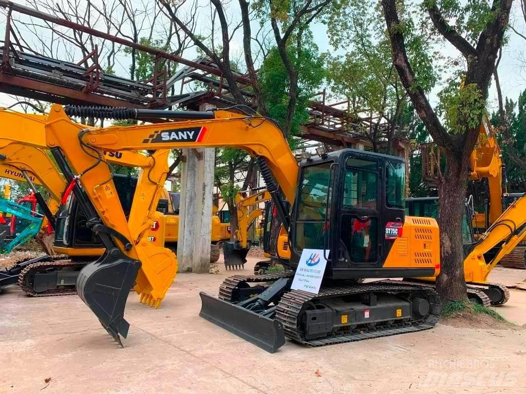 Sany SY 75 C حفارات زحافة