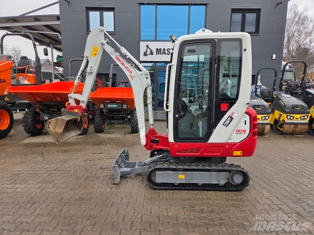 Takeuchi TB 216 حفارات صغيرة أقل من 7 طن (حفارات صغيرة)