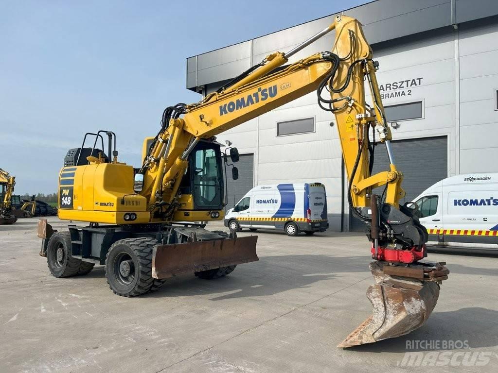 Komatsu PW 148-11 حفارات بعجل