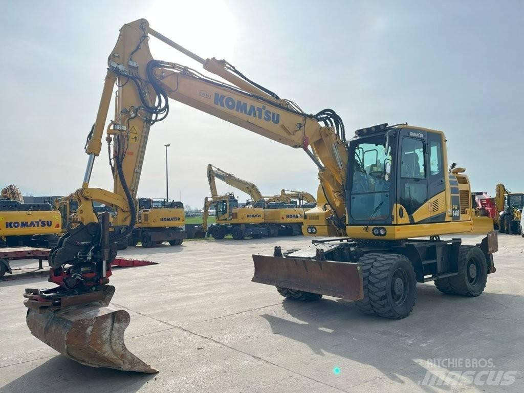 Komatsu PW 148-11 حفارات بعجل
