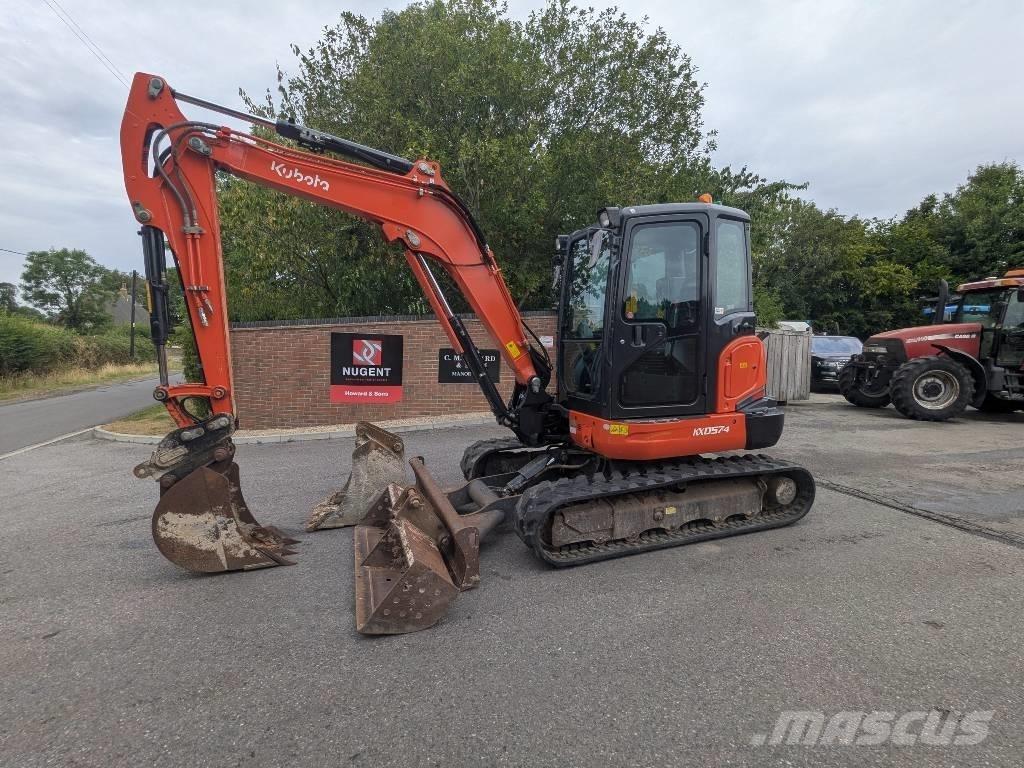 Kubota KX 057-4 حفارات صغيرة أقل من 7 طن (حفارات صغيرة)