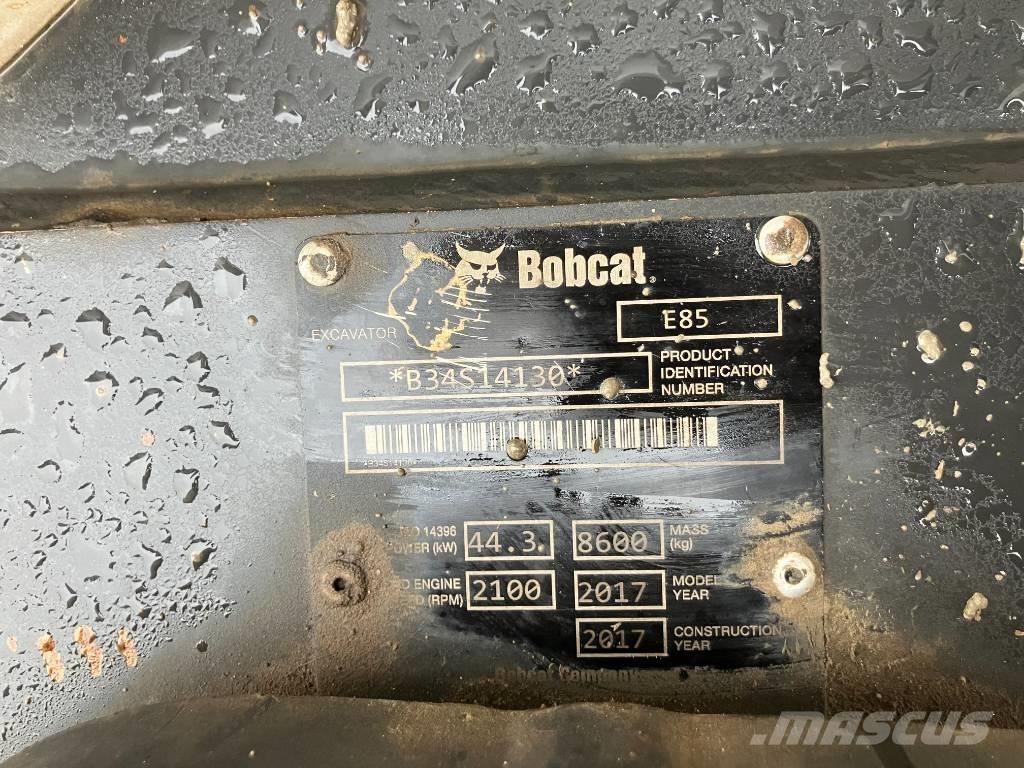 Bobcat E 85 حفارات وسط 7 طن - 12 طن
