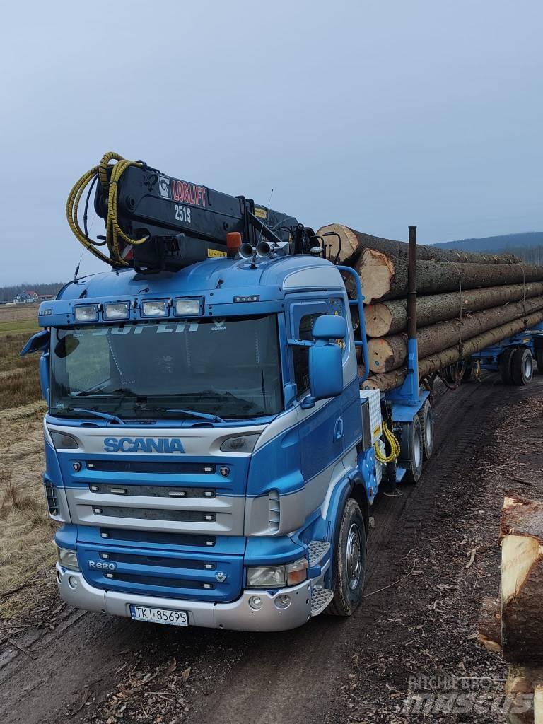 Scania R 620 شاحنات أشجار