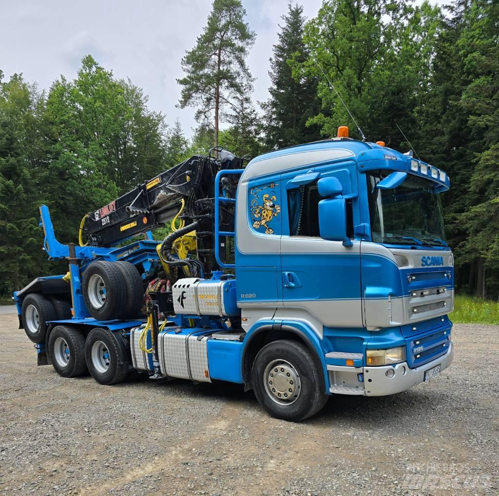 Scania R 620 شاحنات أشجار