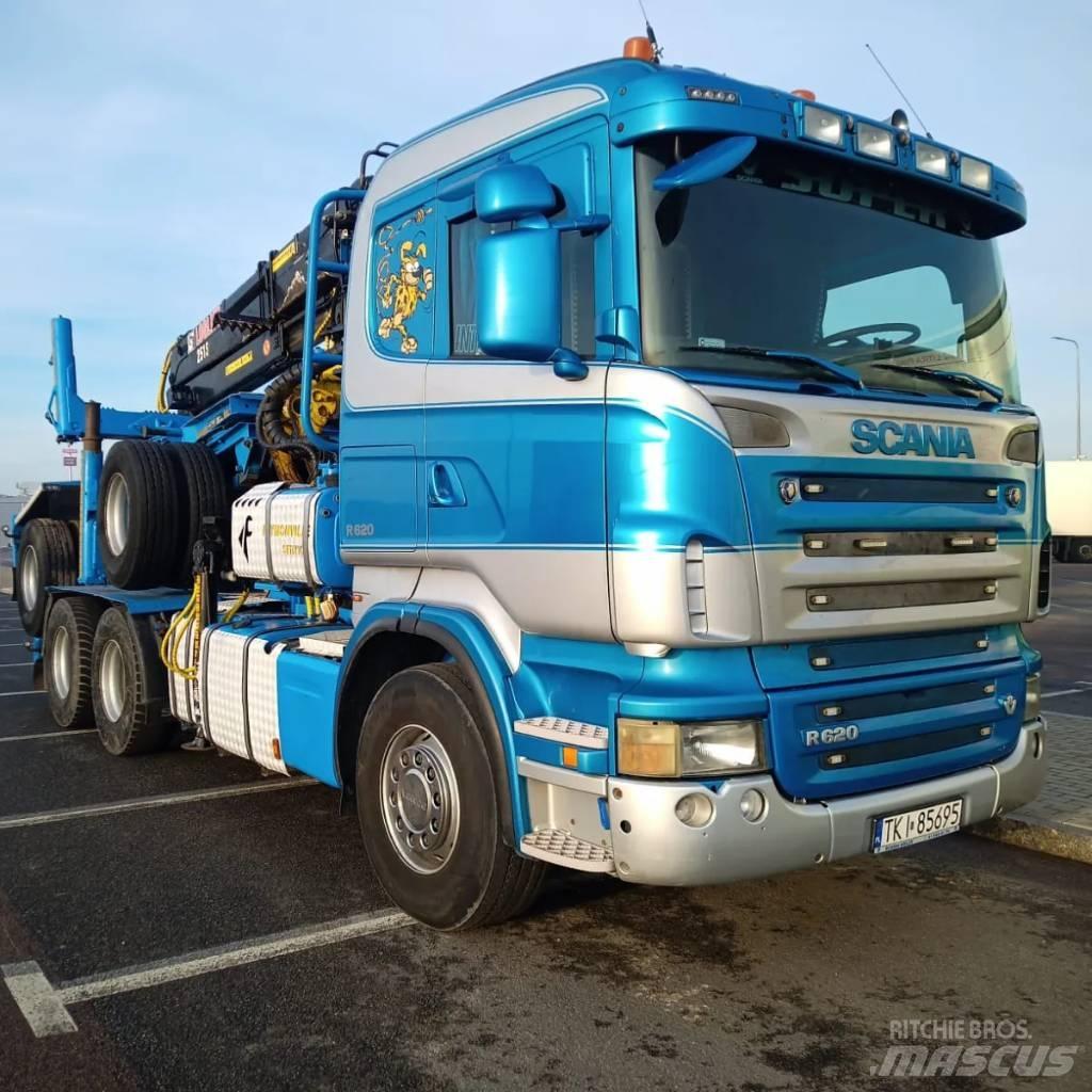 Scania R 620 شاحنات أشجار