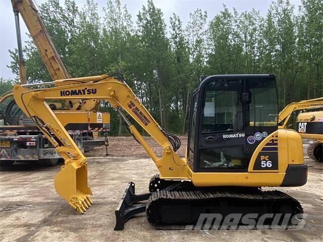 Komatsu PC56-7 حفارات زحافة