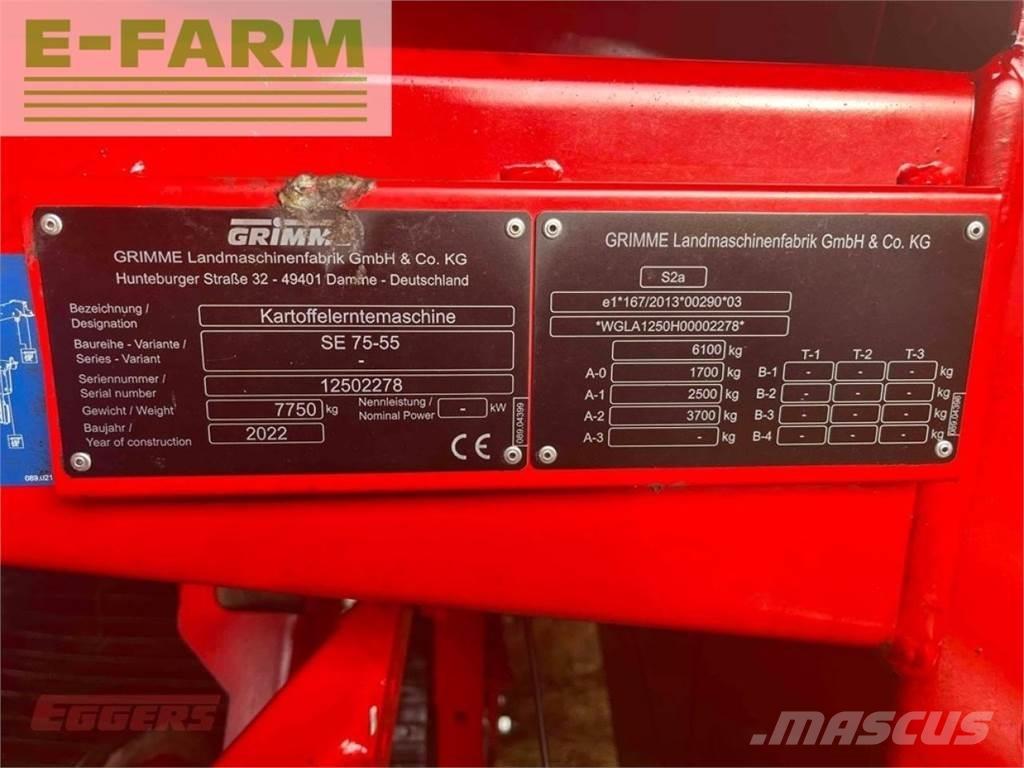 Grimme se 75-55 sb معدات زراعة وحصاد البطاطس - أخرى