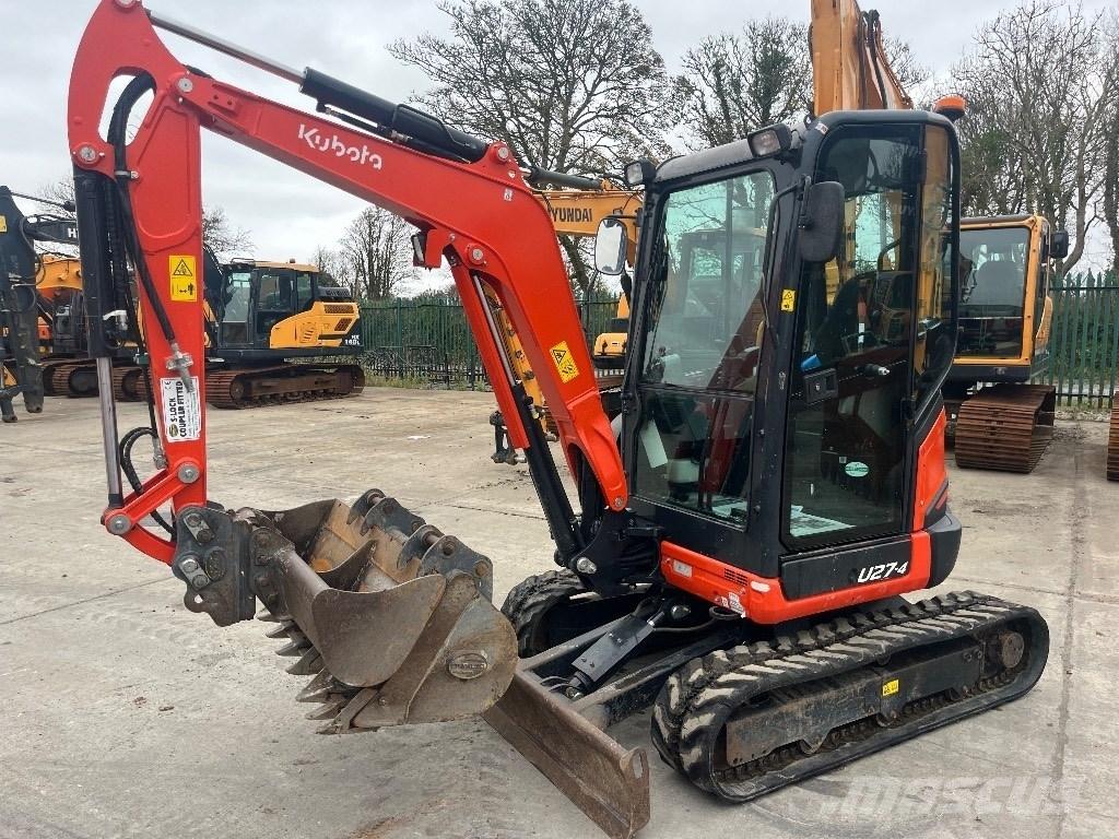 Kubota U 27-4 حفارات صغيرة أقل من 7 طن (حفارات صغيرة)