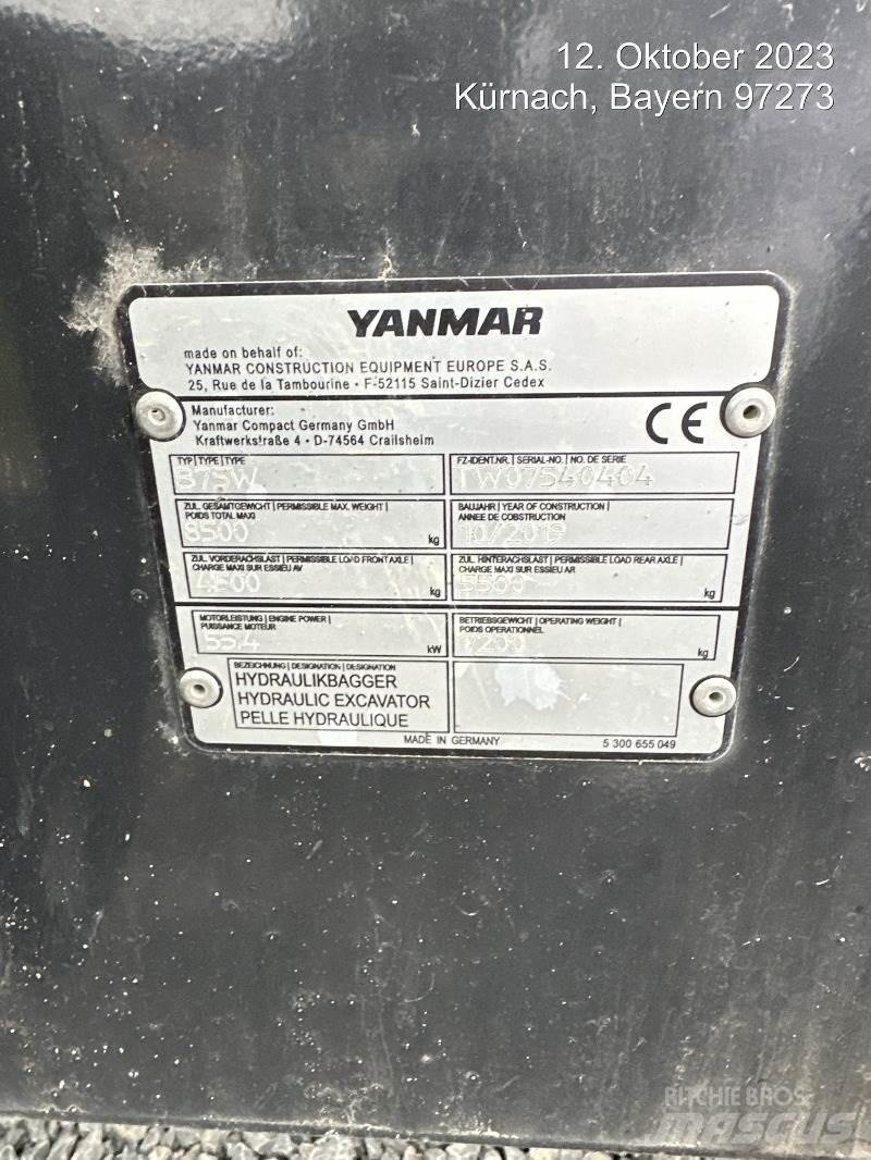 Yanmar B75W حفارات بعجل