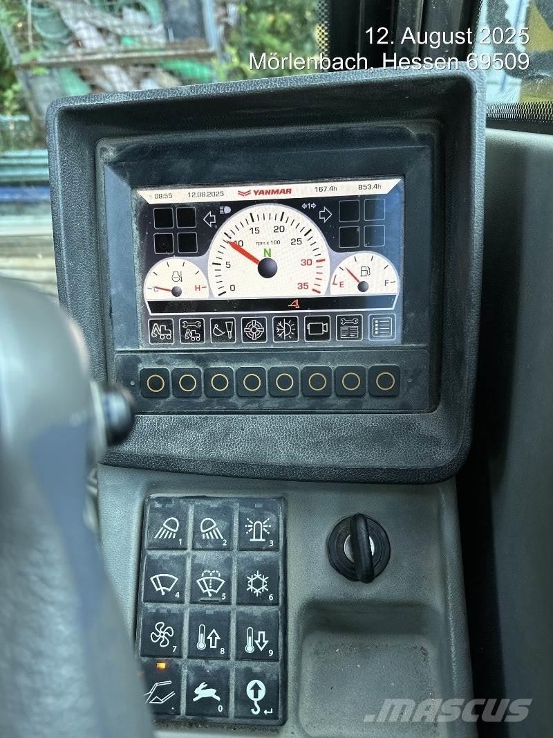 Yanmar B75W حفارات بعجل