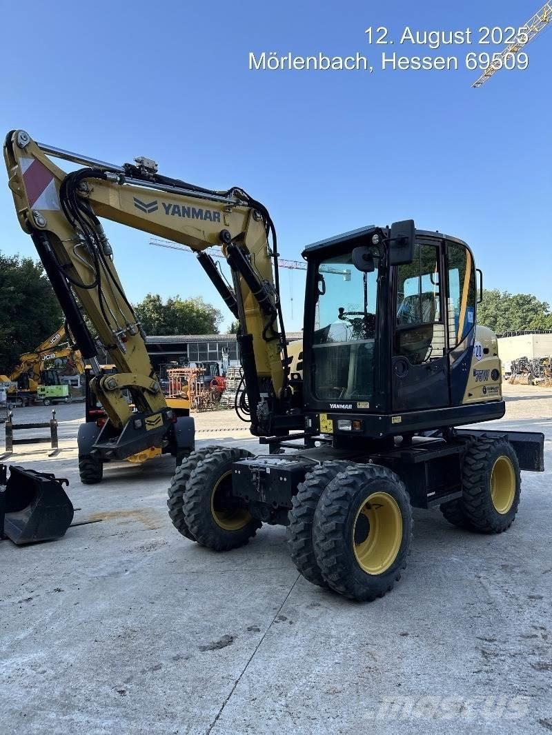 Yanmar B75W حفارات بعجل