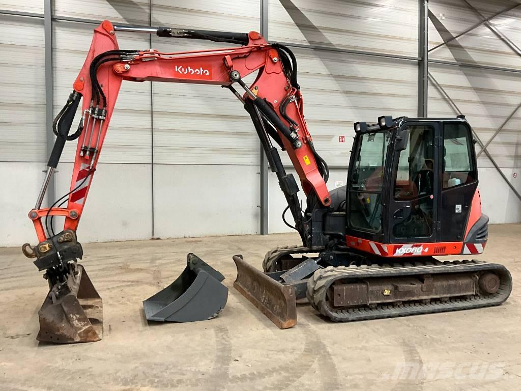 Kubota KX 080-4 حفارات وسط 7 طن - 12 طن