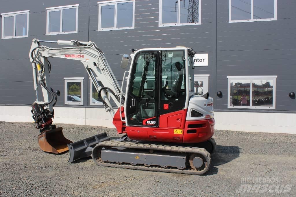 Takeuchi TB 260 حفارات صغيرة أقل من 7 طن (حفارات صغيرة)
