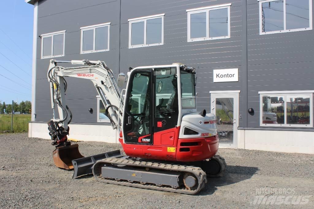 Takeuchi TB 260 حفارات صغيرة أقل من 7 طن (حفارات صغيرة)