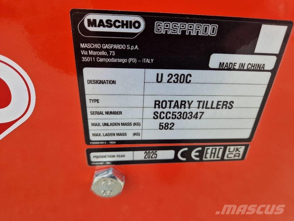 Maschio U 230 الكاسحات وقلابات التربة ذات المحركات