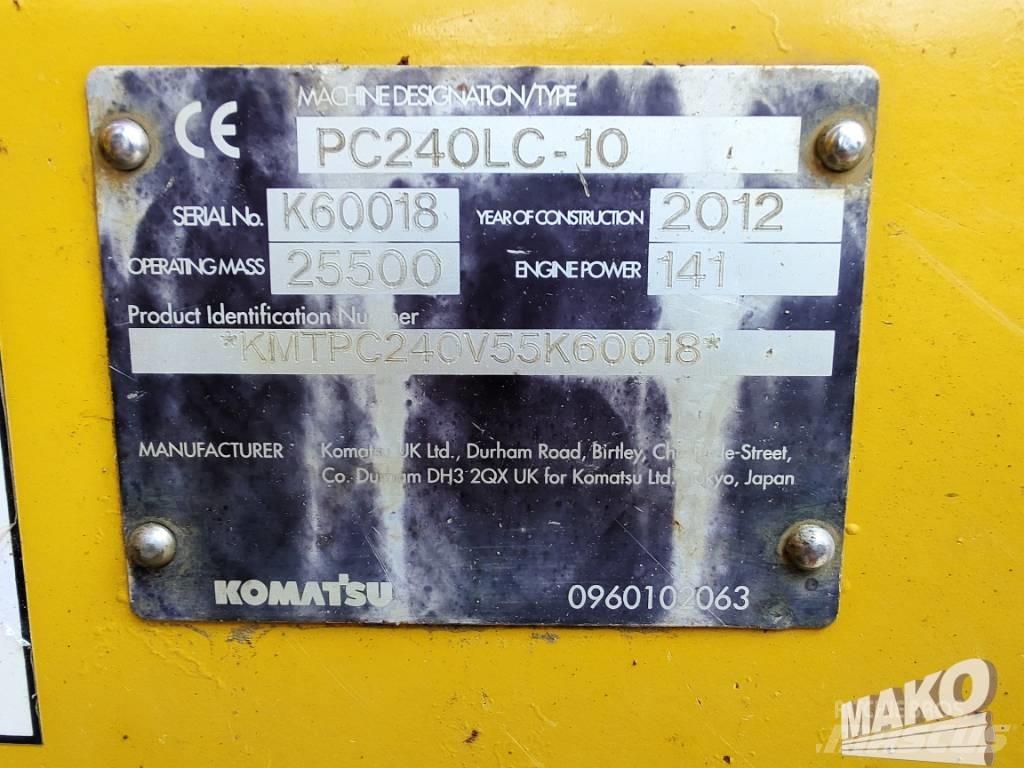 Komatsu PC 240 حفارات زحافة