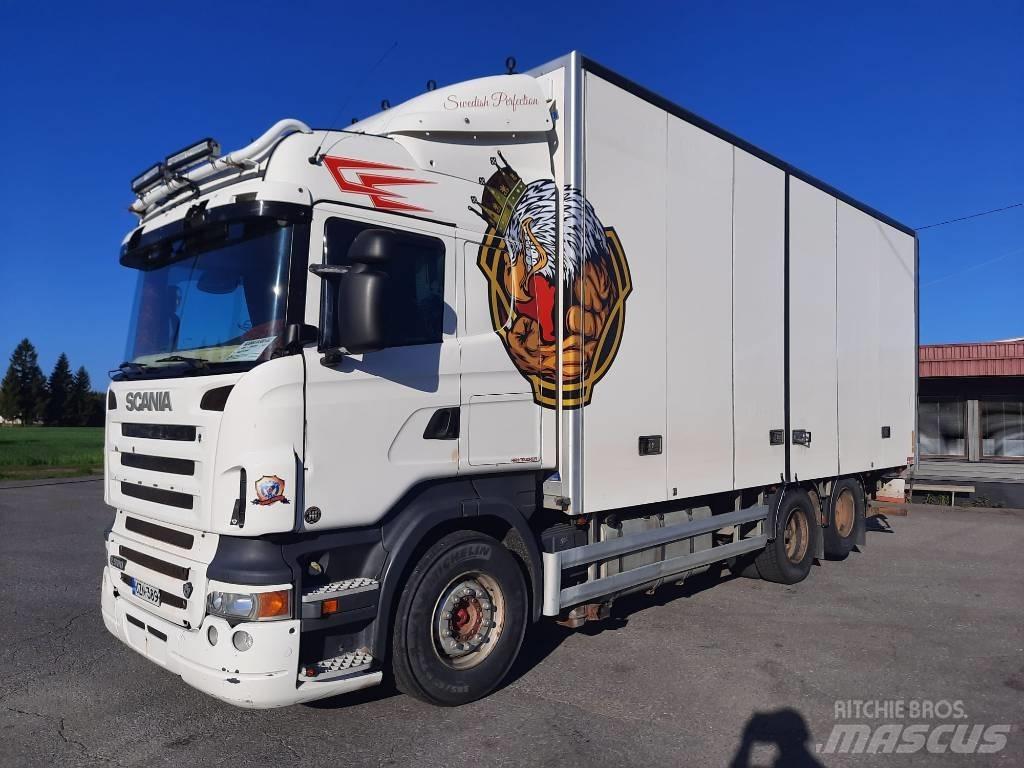 Scania R 500 شاحنات ذات هيكل صندوقي
