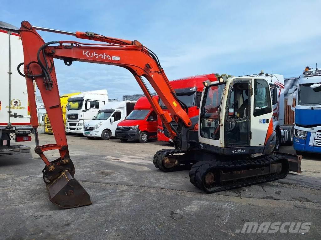 Kubota KX080 حفارات وسط 7 طن - 12 طن