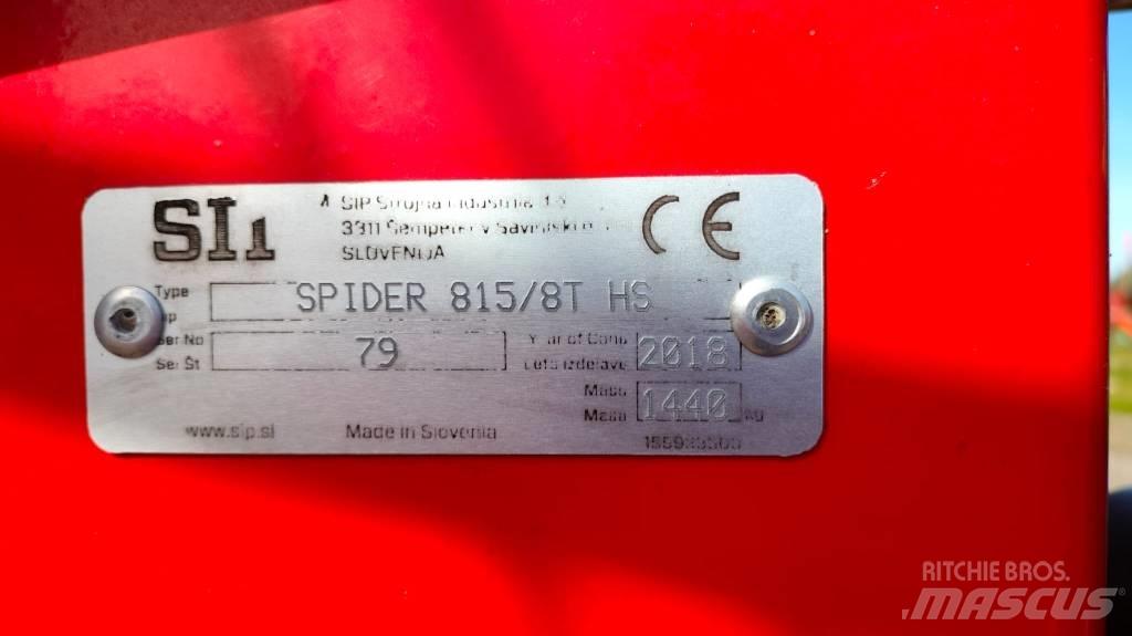 SIP SPIDER 815|8 T مكابس وميبسات التبن