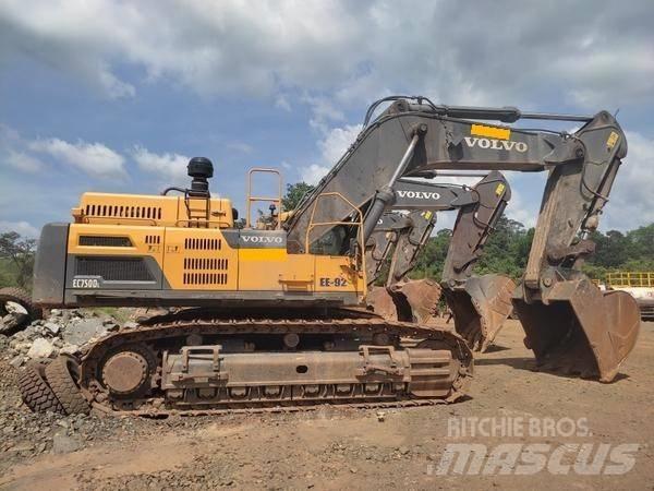Volvo EC 750 DL حفارات زحافة