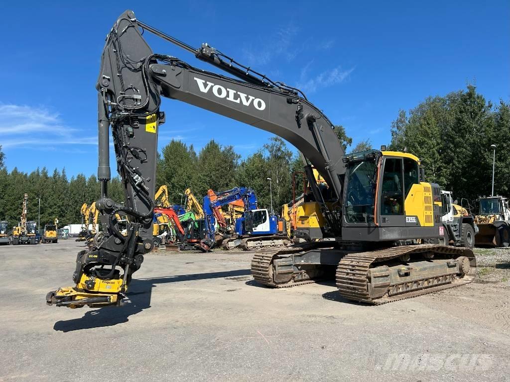 Volvo ECR 355 EL حفارات زحافة