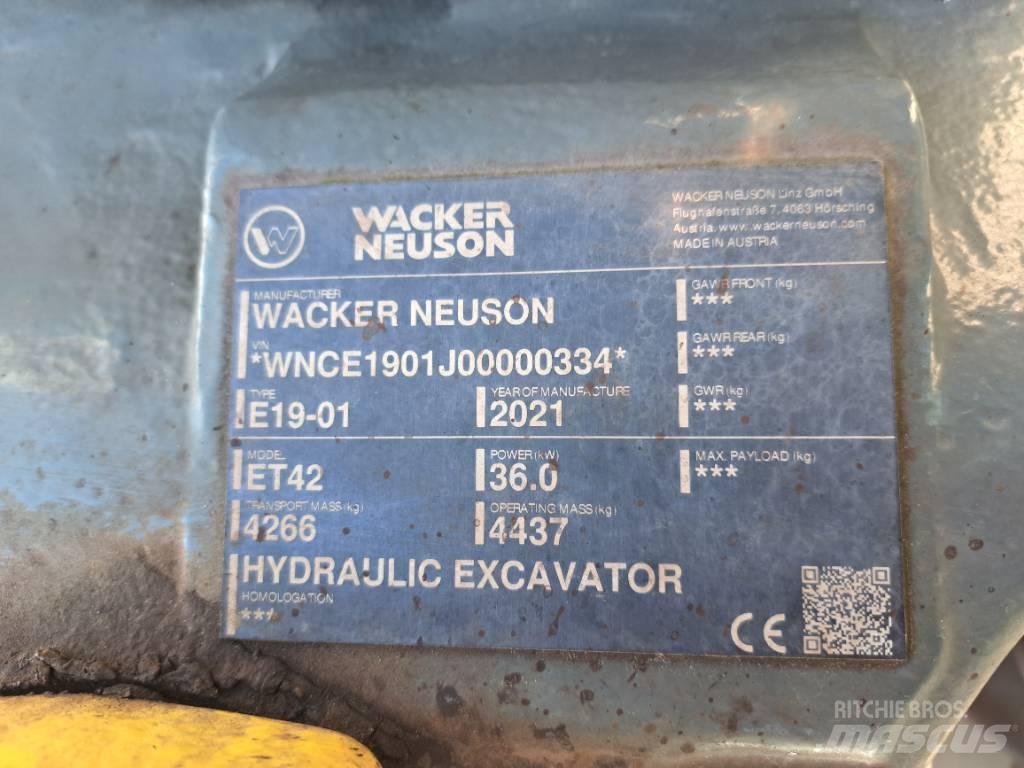 Wacker Neuson ET42 حفارات زحافة