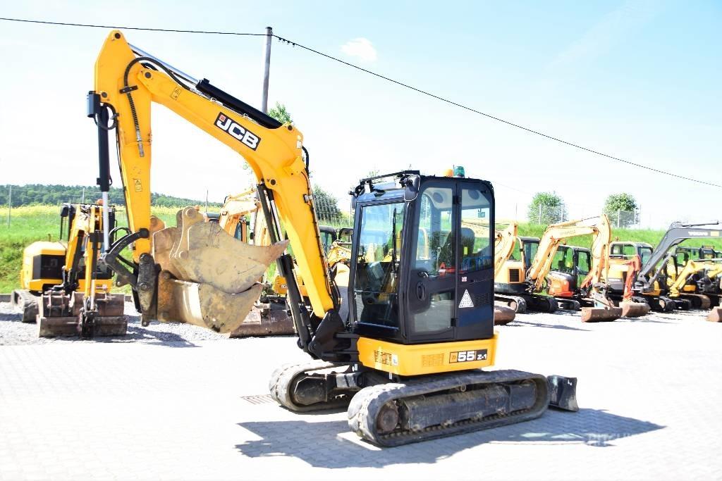JCB 55 Z-1 حفارات صغيرة أقل من 7 طن (حفارات صغيرة)